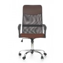 Кресло компьютерное HALMAR VIRE коричневый/хром